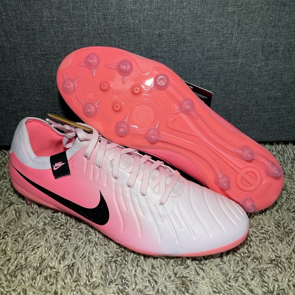 Nike Tiempo Legend 10 Pro AG Pink Foam Soccer Cleats Mens Size 8 DV4334-601 NEW